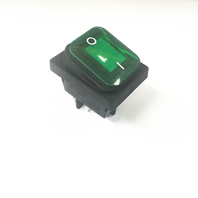 臺灣RL防水船型翹板開關(guān)帶燈16A250V4腳2檔