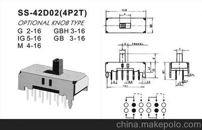 拔動(dòng)開(kāi)關(guān)Slide switch SS-42D02 產(chǎn)品詳解與東莞市正翔電子專(zhuān)業(yè)供應(yīng)